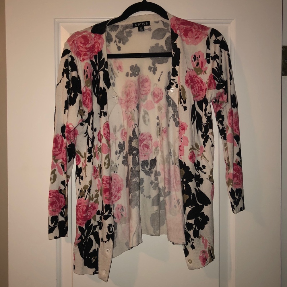 Floral cardigan